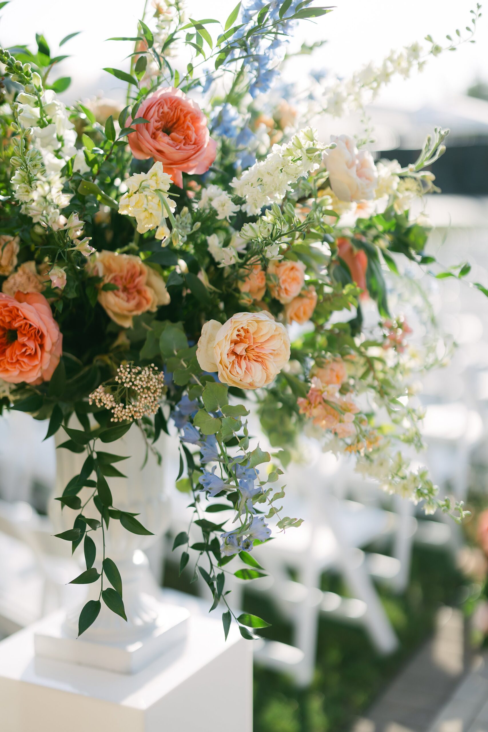 Wedding florals at The Drake Oak Brook