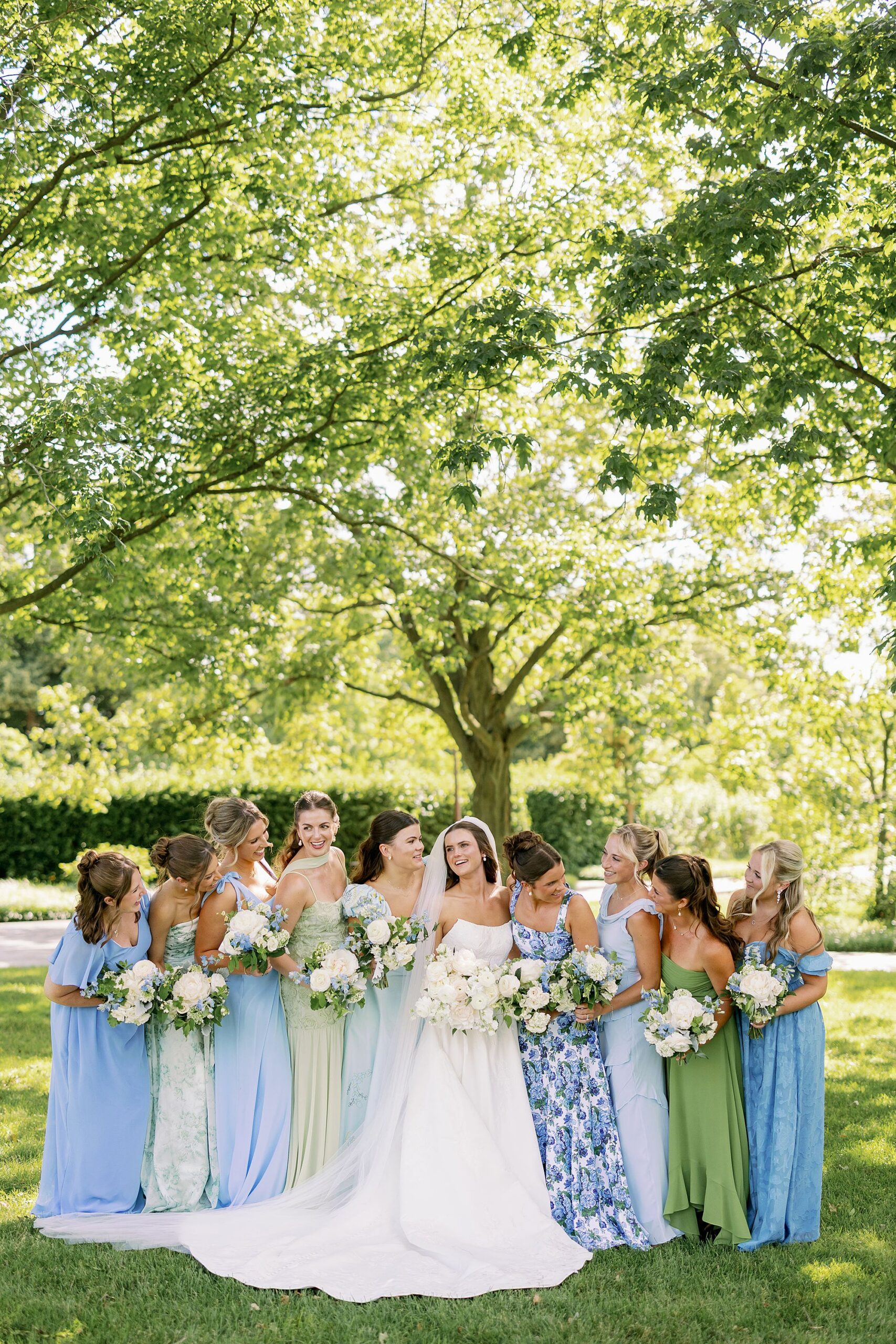 Wedding floral installation at Stonebridge Country Club